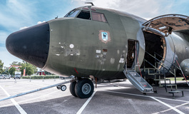 Transall Flugzeug im Technik Museum Speyer