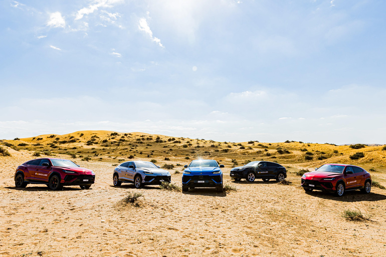 Damen-Ausfahrt mit dem Lamborghini Urus S