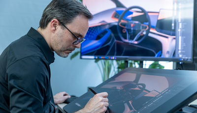 Futuristisches Ambiente im Cupra Tavascan