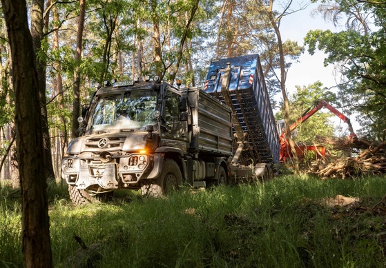 Mercedes Benz Unimog: Power im Forst