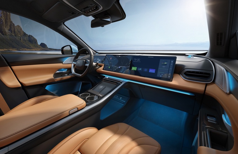 mid Groß-Gerau - Unter anderem sollen Nappa Lederausstattung und Massagesitze vorne und hinten schmeicheln. XPeng