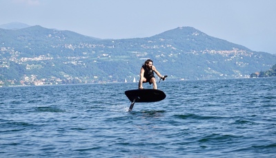 Lakeview Cannobio startet eFoil Schule am Lago Maggiore
