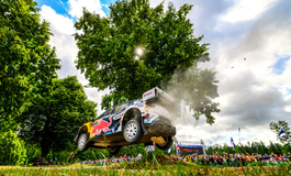 Ford Puma Rally1 bei der Rallye Lettland