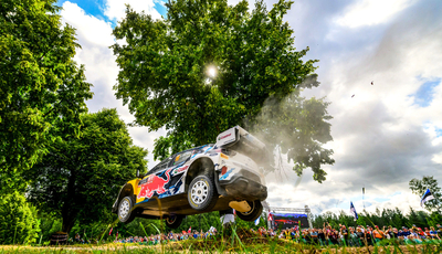 Ford Puma Rally1 bei der Rallye Lettland