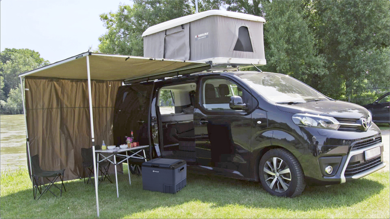 Toyota als Haus auf Rädern