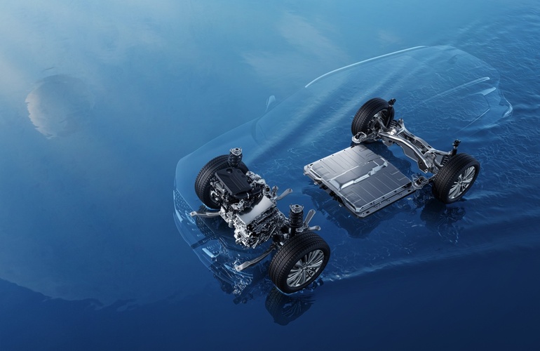 mid Groß-Gerau - Das Hybrid-System besteht aus einem 1,5 Liter-Vierzylinder-Turbo und bis zu drei Elektromotoren. Chery