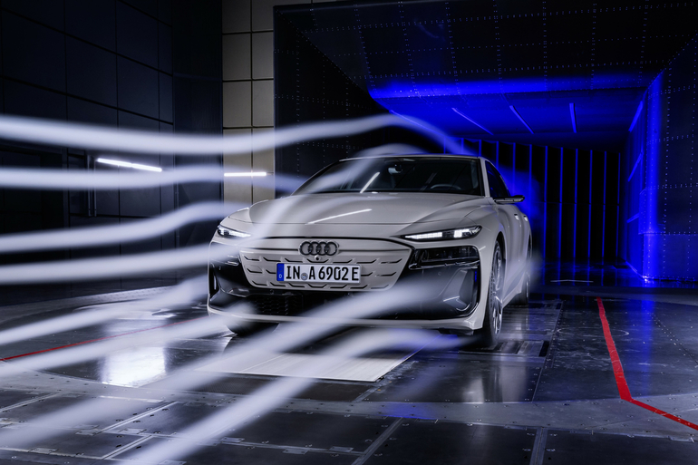 Aerodynamik pur: Audi A6 Sportback e-tron