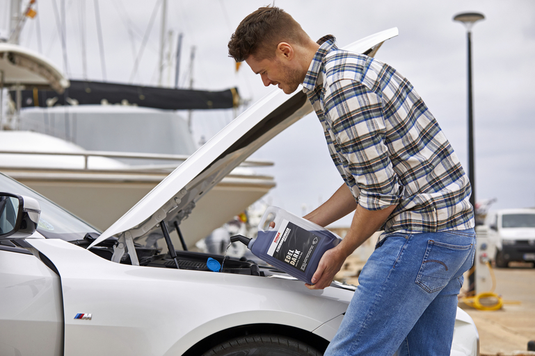 Schwarzer Scheibenreiniger  - Edler wischen 